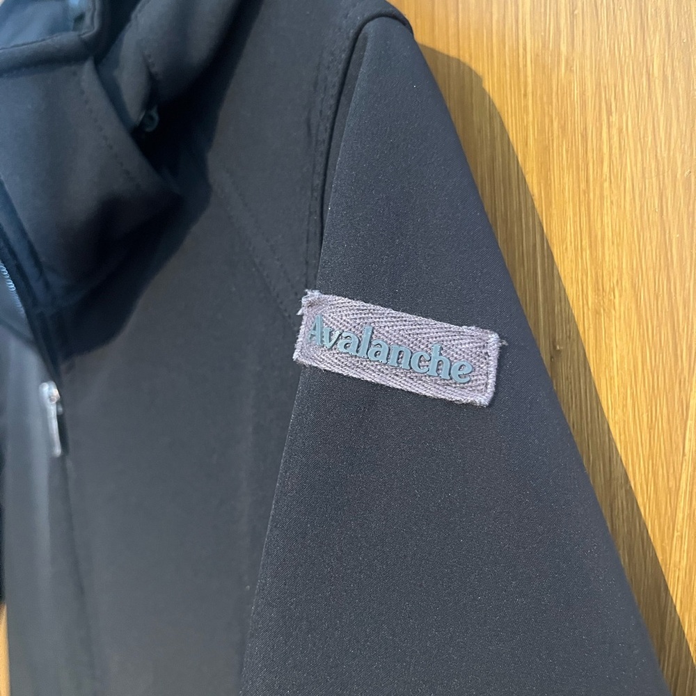 Avalanche Black Softshell Jacket With Detachable … - image 3